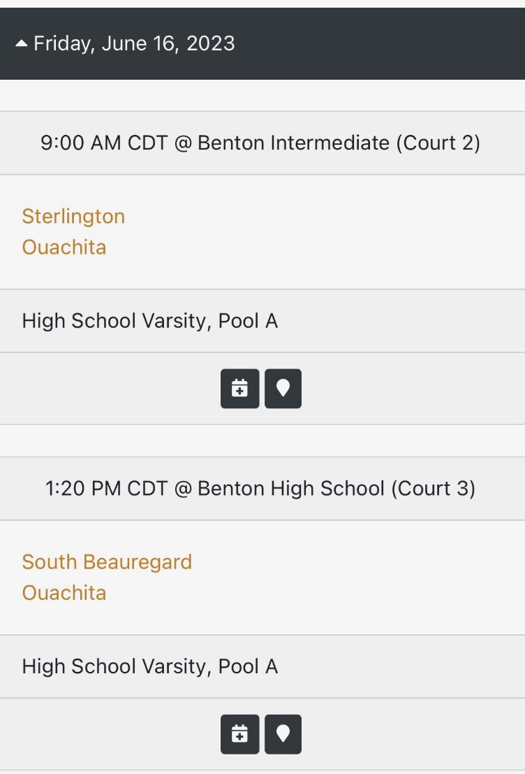 Ouachita Parish Lady Lions will be playing this Saturday JSE TOP 100 showcase in Benton, La. 

We play 
 Sterlington <a href="/9am/">9AM NEWS</a> Court 2 
South Beauregard <a href="/1/">1</a>:20pm Court 3

Come see what the Lady Lions have this year.