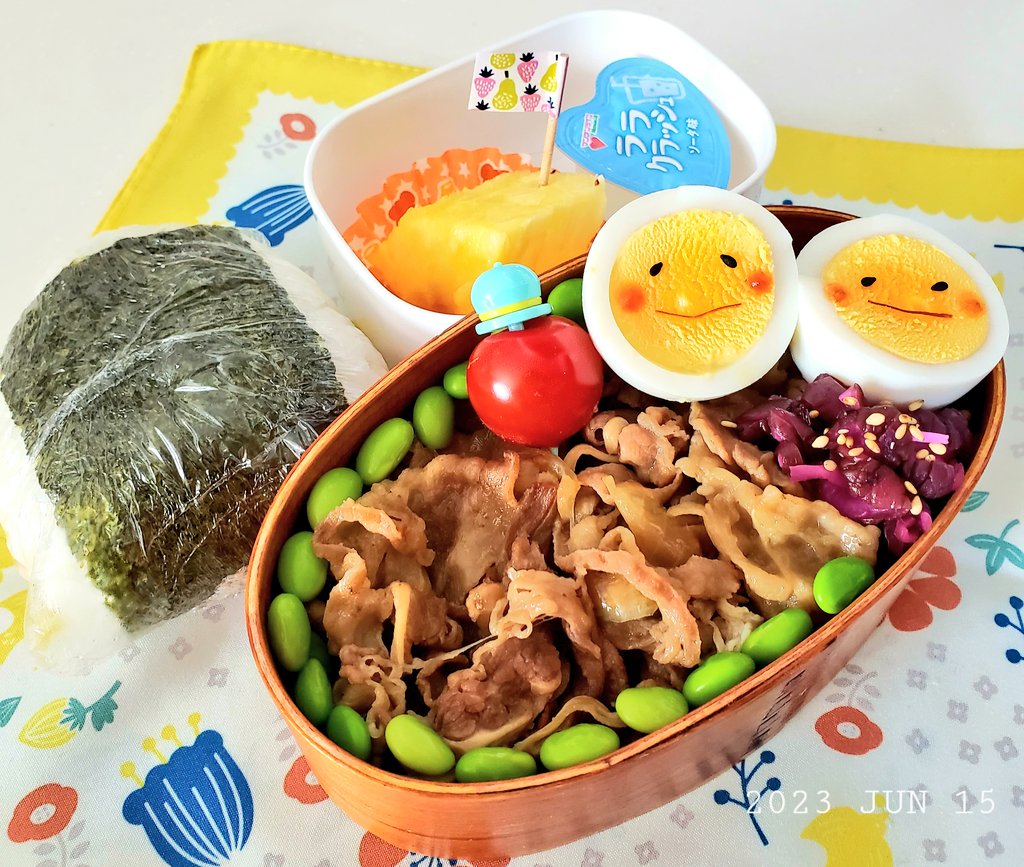 #お弁当
#お弁当記録

今日は『牛丼ベントー🍱』