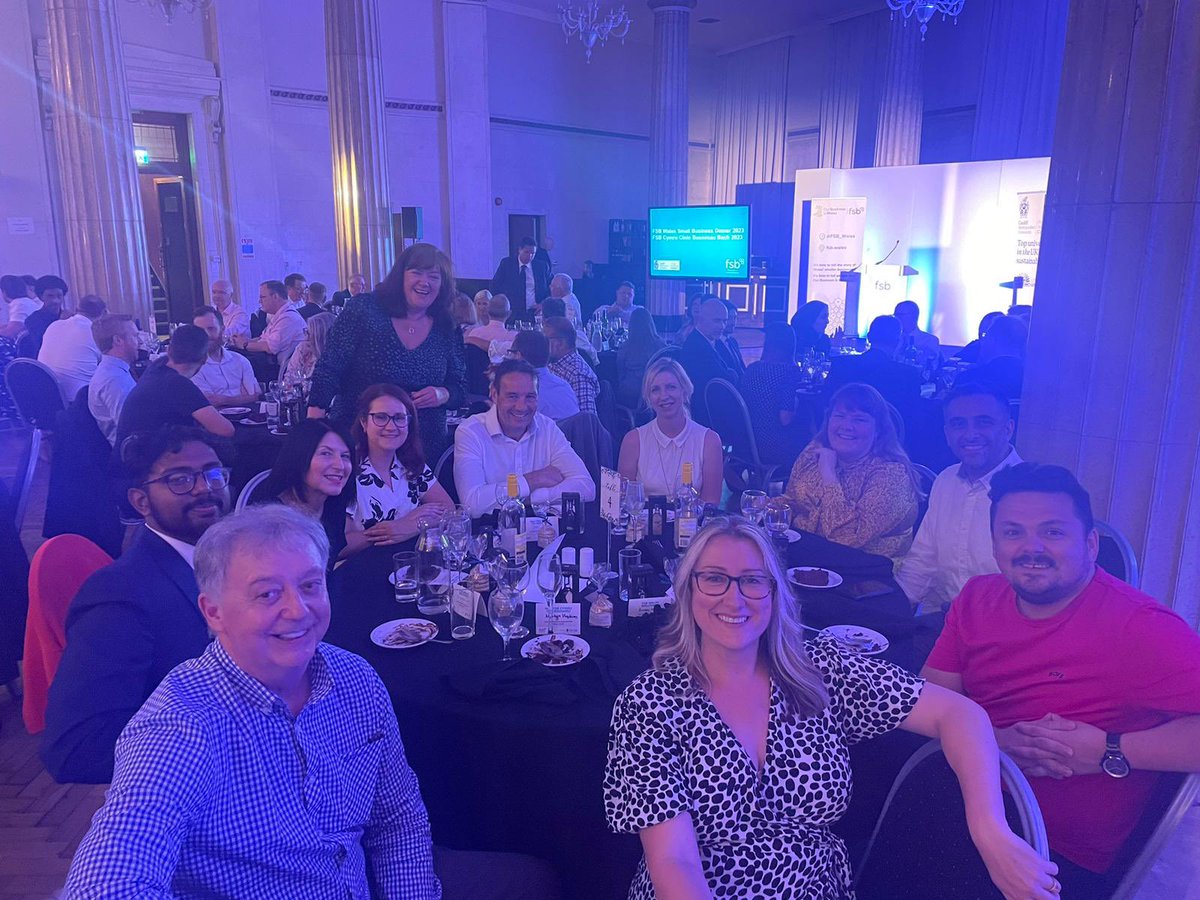 Great day and night celebrating small business in Wales. The power of Welsh women in small business - Welsh women are leading the way in the UK <a href="/TheGenderIndex/">TheGenderIndex</a> morning <a href="/cardiffbusiness/">Cardiff Business School</a> and with the <a href="/FSB_Wales/">Wales FSB Cymru</a> and our <a href="/cardiffuni/">Cardiff University</a> <a href="/CharteredABS/">Chartered ABS</a> Help to Grow students tonight.