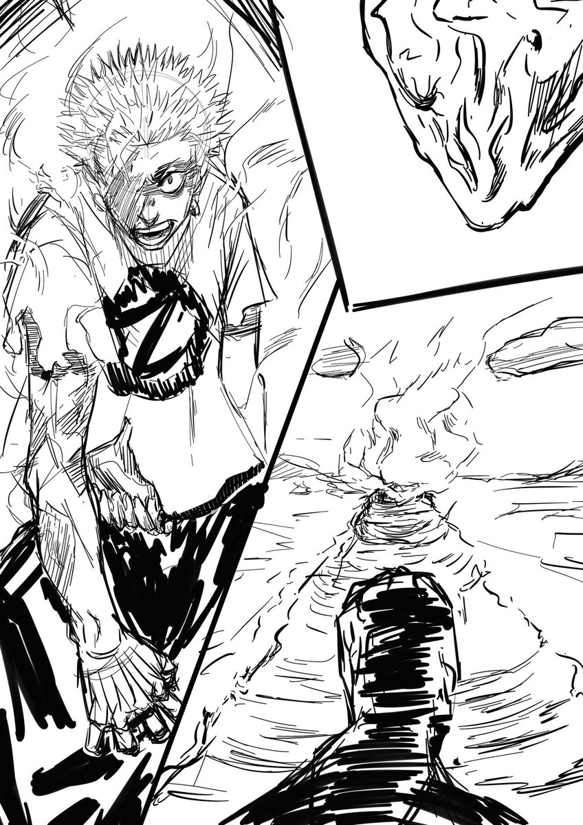 J4ck_4lves's tweet photo. Esboço de página só pra confirmar que tô vivo. Faculdade tá tomando muito tempo meu mas ainda tenho um tempo pros sketches. https://t.co/SCkfraAxTL