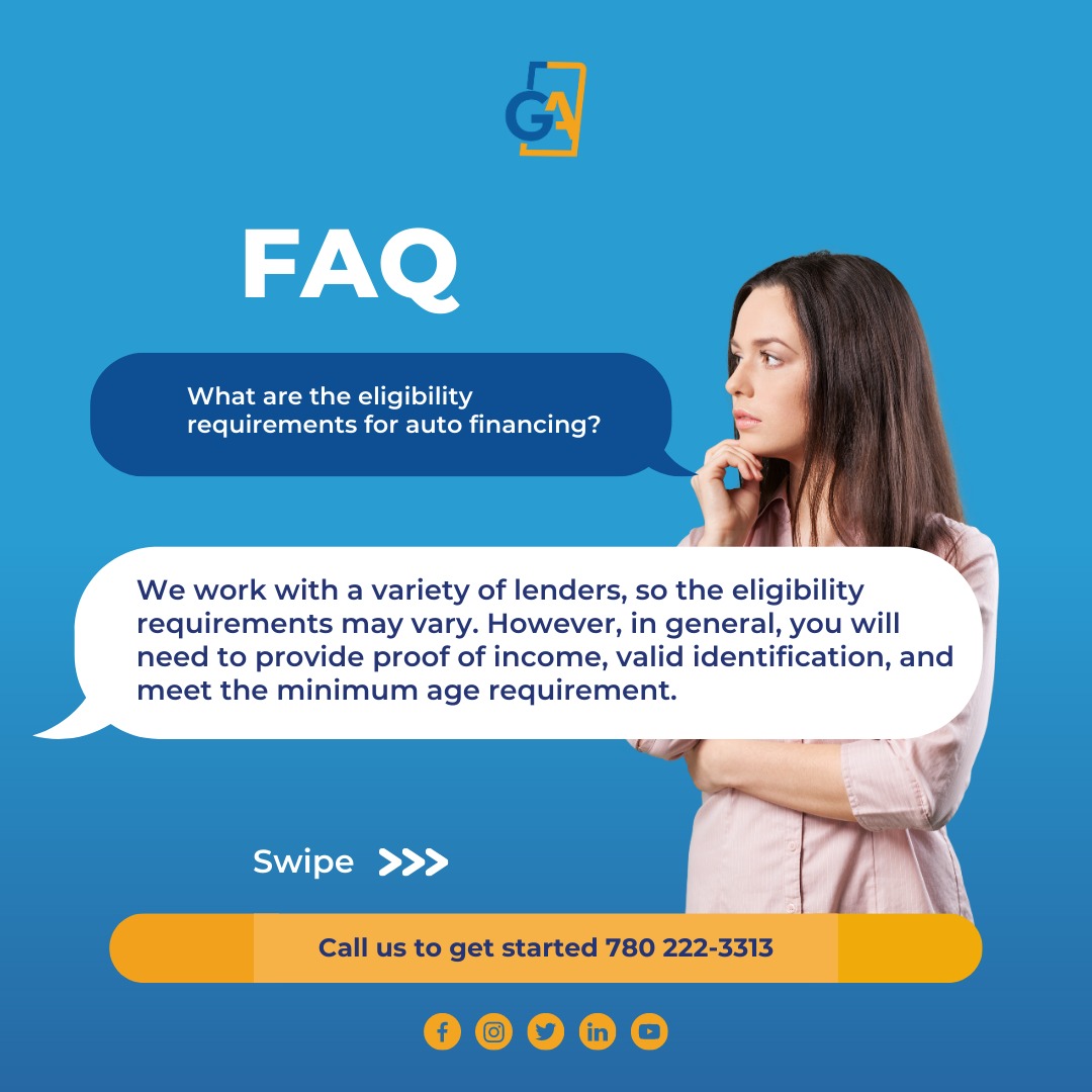 gatewayautoedm's tweet image. Curious about auto financing? We've got you covered!   

We're committed to providing you with clear answers and exceptional service.

Click here to get started: bit.ly/3oqck1K 

#GatewayAuto #AutoFinancing #FAQs #CarLoans #TradeIn #BadCreditFinancing #VehicleFinance