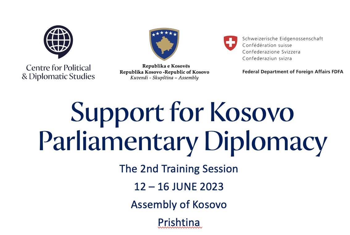The CPDS training team is back to Pristina delivering the 2nd training session for the Assembly of Kosovo on 12-16 June. The focus this time is on Council of Europe and the European Parliament. The experts invited: former MEPs <a href="/CharlesTannock/">Charles Tannock</a> and <a href="/mariannemikko/">Marianne Mikko</a>