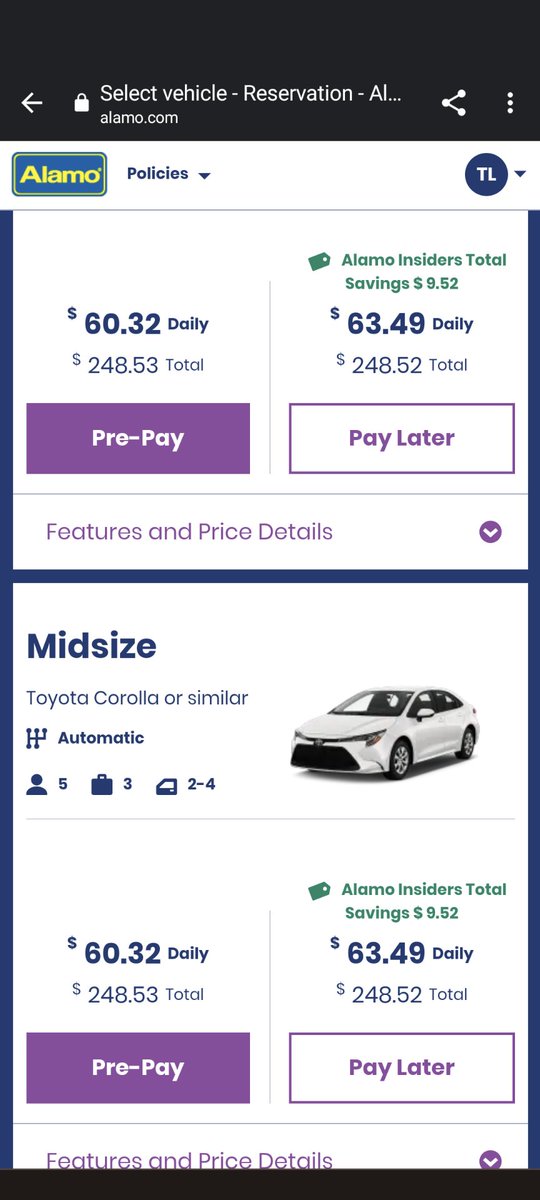 toddlyden's tweet photo. Hey @Alamo  why is it that one price before I login is CHEAPER than my member 5% discount?!! https://t.co/yh4tBr8THI