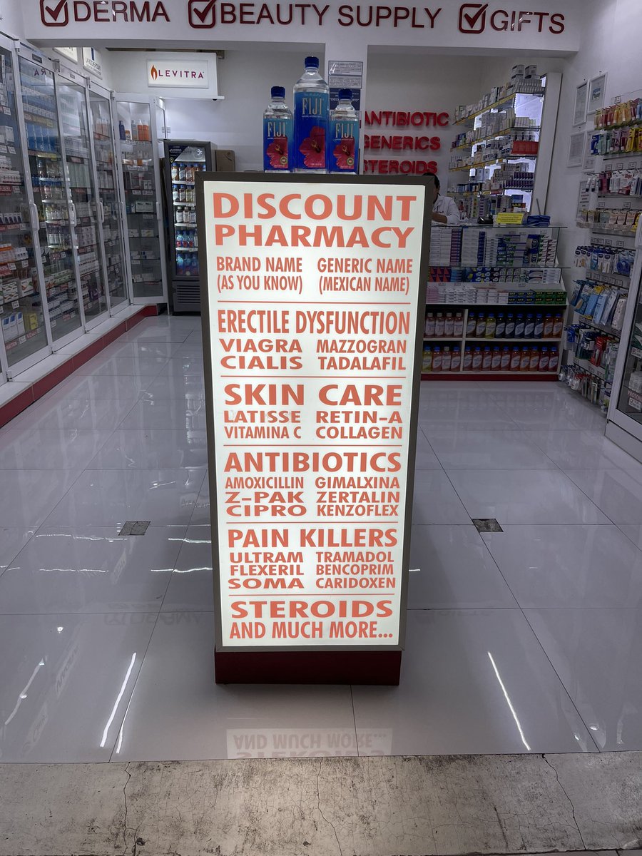 Airport pharmacy.

I fucking love Mexico and wouldn’t live anywhere else.