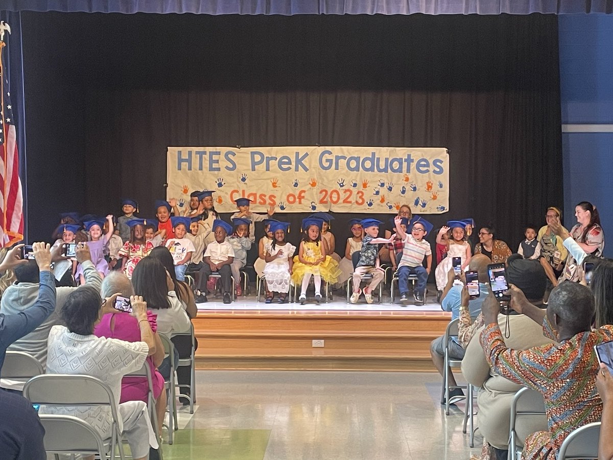 HarrietTubmanES's tweet photo. Our third celebration today was our PreK and PEP promotion ceremony! Many thanks to @MsBreWharton for her leadership and the entire PreK and PEP team for their collaboration to make this moment memorable for our students and families 💙🧡 https://t.co/XU5csCBy4x