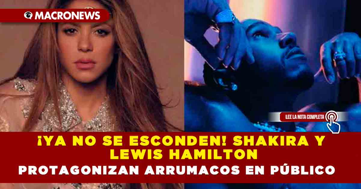 PelonCervera's tweet photo. #ESPECTACULOS 

¡Ya no se esconden! Shakira y Lewis Hamilton protagonizan arrumacos en público

https://t.co/7GWnCcD9cs https://t.co/Eq0lCIofCq