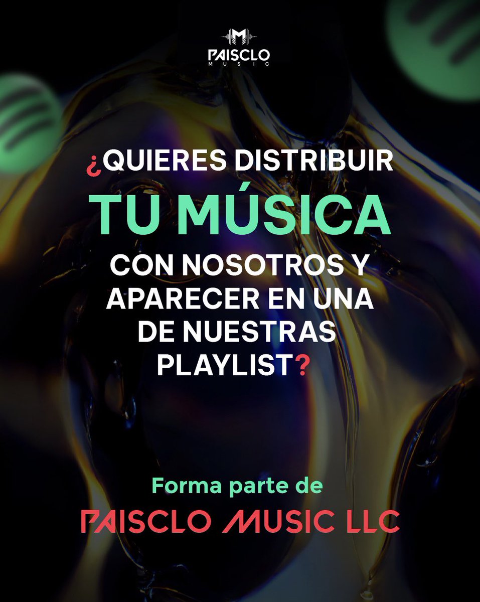 PaiscloMusic's tweet photo. Estamos en búsqueda de talentos emergentes como TÚ. 😎

Con nuestro equipo de expertos, te ayudaremos a llevar tu música a otros niveles. 🚀

¿Estás listo? Envíanos tu demo y sé parte de nuestro team. 🥳

📲 +1 (321) 775 9088

#Spotify #ArtistaEmergente #PaiscloMusic https://t.co/byF0h1nbFB