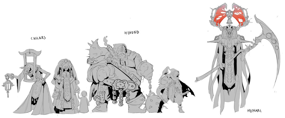 pitugame_huh's tweet image. Early explorations on the Larue Accord, one of the three factions featured in our card game, Pitu.
#indiegame #gamedevelopement #gamedev #conceptart #indiegame #indiedev #2dgame #digitalart #deckbuilding #cardgames