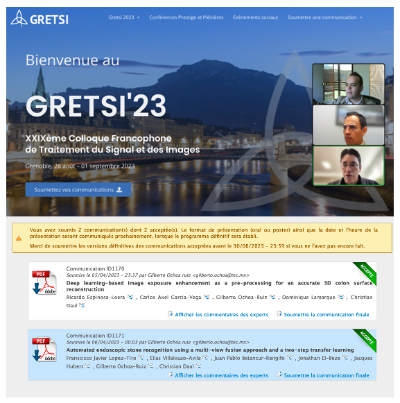 Beto Ochoa-Ruiz (@beto_ochoaruiz) on Twitter photo Congrats to @Friscolt and <a href="/LoeRicardo/">Ricardo Espinosa</a>(along two master students from@CVINSIDE for having their two papers accepted at GRETSI'23: XXIXème Colloque Francophone de Traitement du Signal et des Images, that will take place in Grenoble, France in August/September I will be visiting Congrats to @Friscolt and <a href="/LoeRicardo/">Ricardo Espinosa</a>(along two master students from@CVINSIDE for having their two papers accepted at GRETSI'23: XXIXème Colloque Francophone de Traitement du Signal et des Images, that will take place in Grenoble, France in August/September I will be visiting