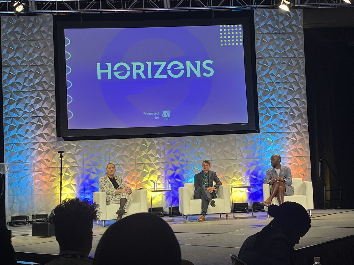 Proud to work for an organization @jfftweets that sets the stage for open dialogue about why advocating for LGBTQ+ in the education, workforce and society is important. 🏳️‍🌈🏳️‍⚧️#JFFHorizons #DEI #Equality