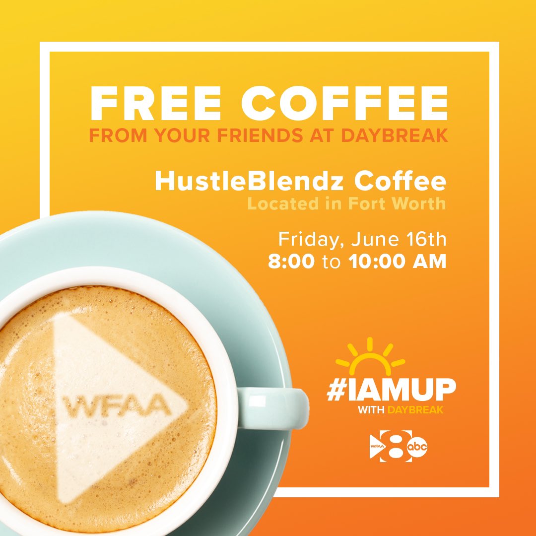 Come out to Fort Worth this Friday and have coffee with us!☕️☀️
