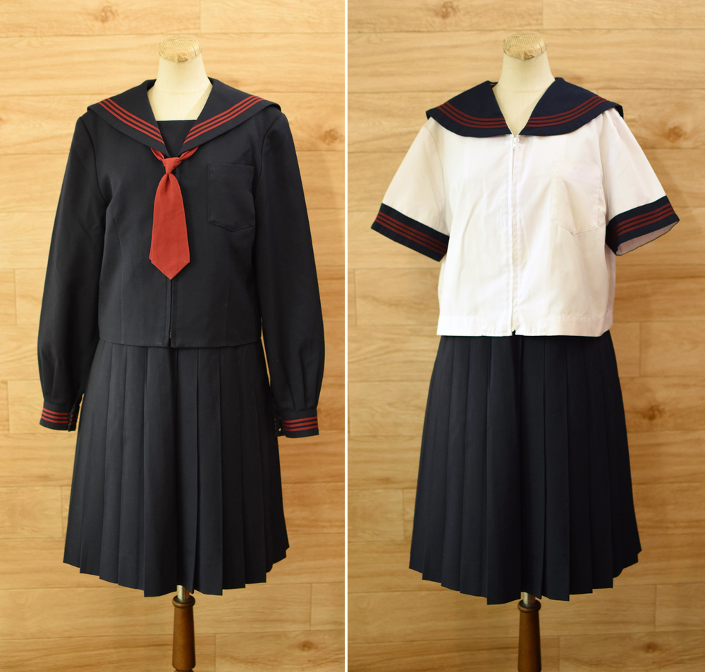 中学校　セーラー服　本物 女子中学生制服・ブレザー・セーラー服・スカート通販｜中古学生服なら