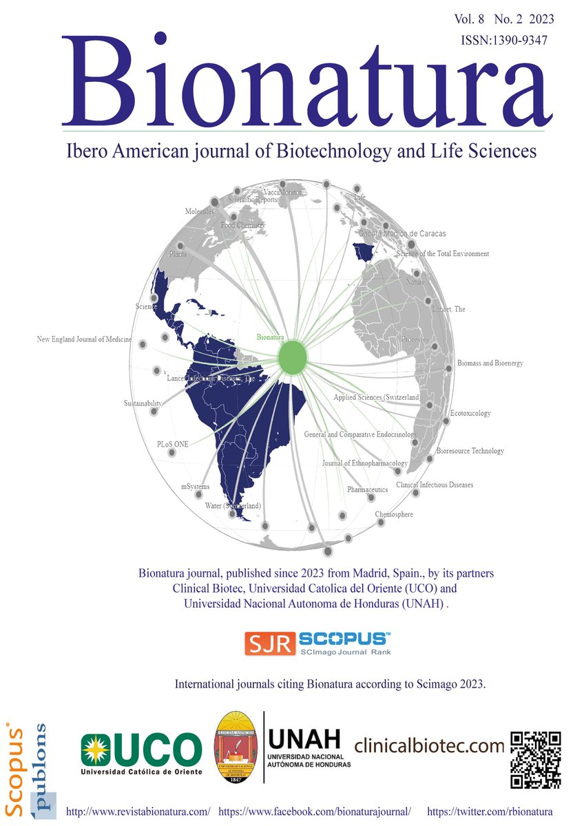 BionaturaRev's tweet photo. The second issue 2023 of Bionatura is live
El segundo número 2023 de Bionatura está en directo,
http://127.0.0.1:8080/index.html
#biotechnology #biomedicine #lifescience #openjournal https://t.co/RvvW2n3M2g