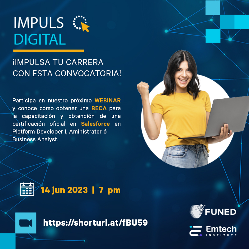 Fundacion_UNAM's tweet image. ¡ÚLTIMO DÍA! 🔴#Funed, @SantanderMx y #Emtech te invitan a participar en el próximo webinar: &quot;Impulso Digital&quot; ¡Participa para obtener una beca! 🙌 Este próximo 14 de junio a las 19:00 horas ¡Mucho éxito!