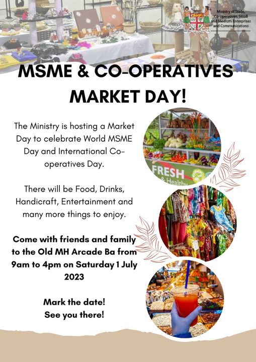 Market Day - #Ba

Date: Saturday, 1 July 2023
Time: 9am - 4pm
Venue: Old MH Arcade
