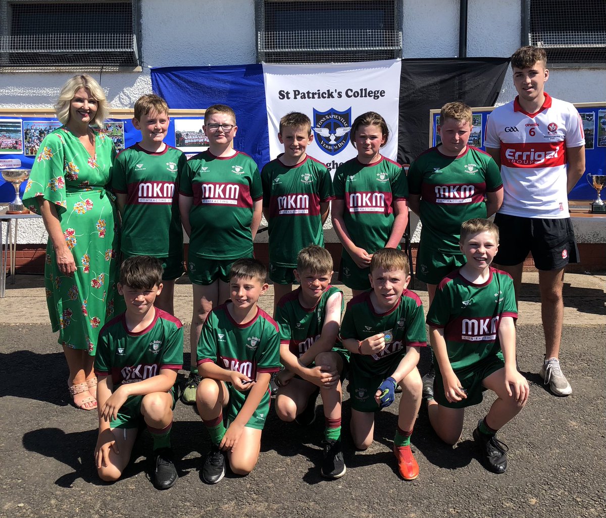 pe_spc's tweet photo. What a day - 37 teams with teachers encouraging, motivating, giving suncream and ice cream, and just inculcating GAA and life values. Take a bow Cumann na mBunscoil, Derry. #CastleCupDay @StPatsMaghera @Doiregaa @DerryCamogie1 @irishnewssport @derrypost @Doire_mBunscol https://t.co/c4CvuTUnPr