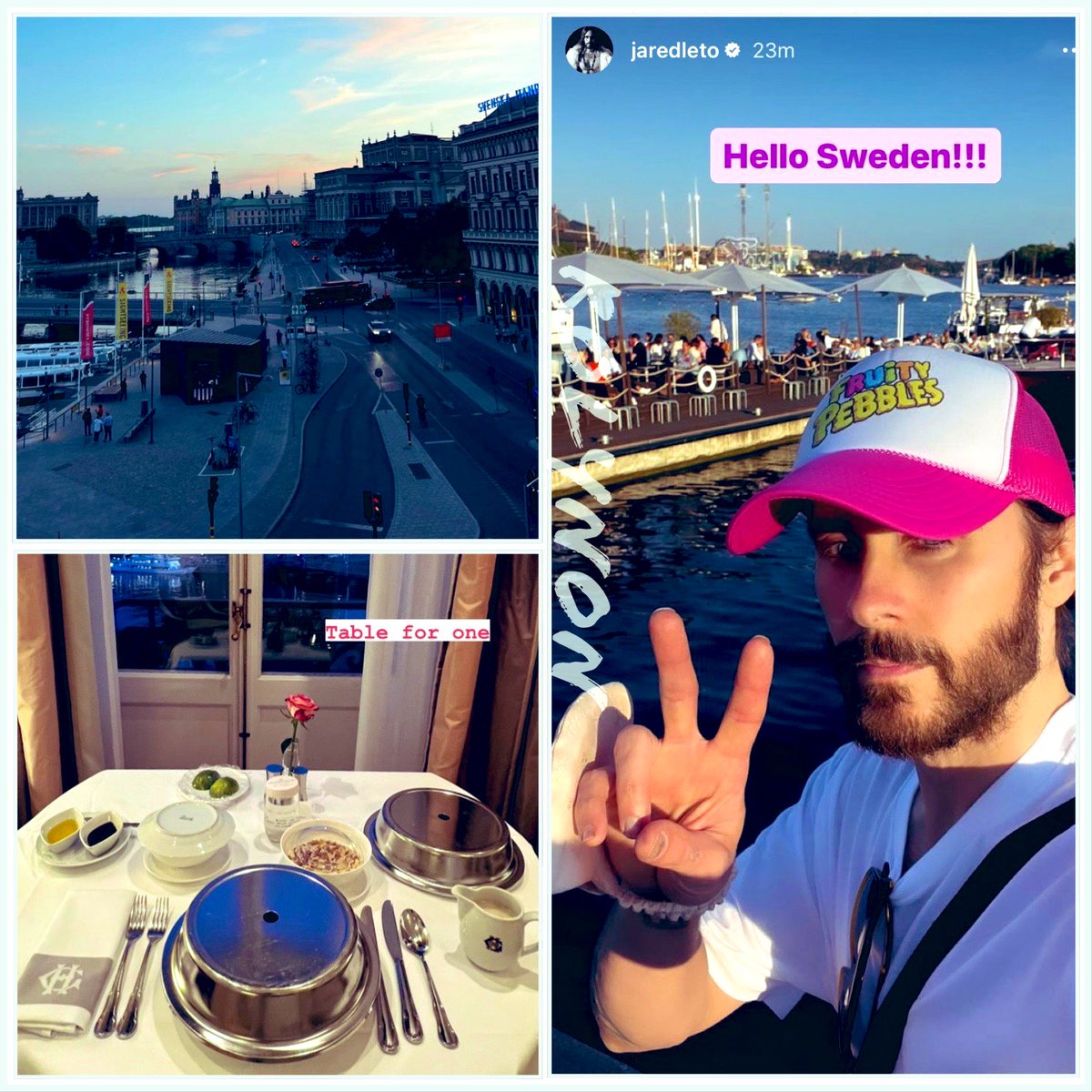 Jared’s in Sweden! ❤️ I told him I would join him for dinner! 😁
#JaredLeto #sweden #loveleto #letolove #echelon #echelonfamily #marsfamily