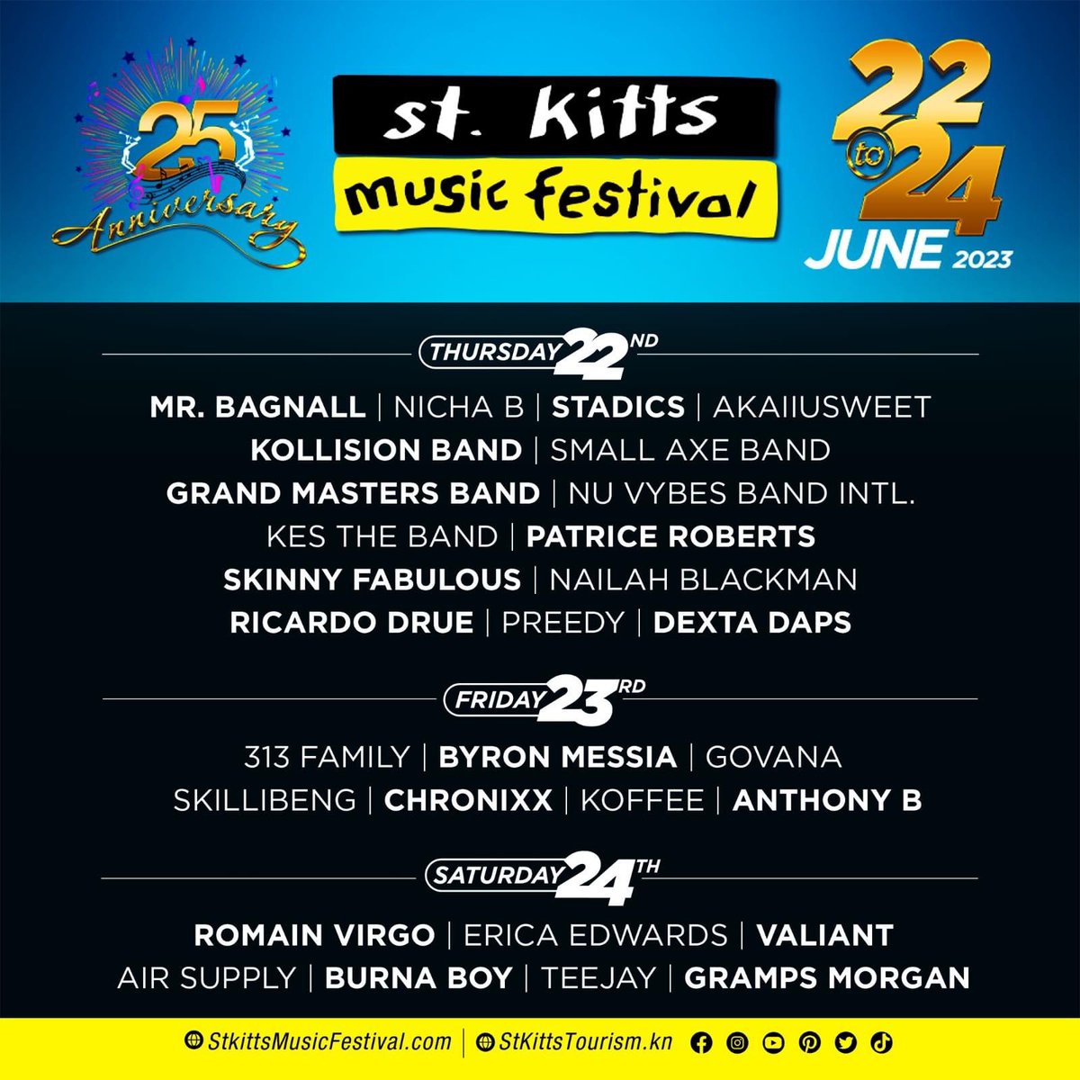 Official 2023 <a href="/SKMusicFes/">St. Kitts Music Festival</a> Photography Team Lead ✨✊🏾. We hope to make good on our promise of providing world class service and maintaining the standards that the Festival is known for. <a href="/StKittsTourism/">St. Kitts Tourism</a>, thank you, and all of you for the endless support. - <a href="/bjon_bbttr/">bjonbbttr 🇰🇳📸</a> 🤌🏾♥️✌🏾