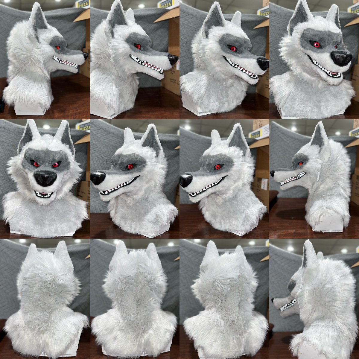 _RANC0R's tweet photo. A little late, but the de/ath Wolf is finished up! He's off to his new home soon, just need to finish up some parts like sleeves and cloak for the new owner ^^ 

#pussinboots #thelastwish #furrycommunity #fursuit https://t.co/UVCmsfnlqb