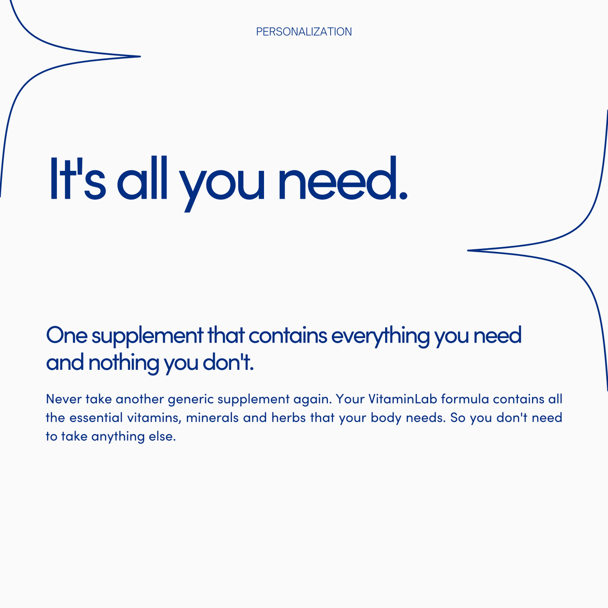 We could harp on forever about the benefits of personalized supplements! Here are three very compelling reasons (we think😉) why you should make the switch.