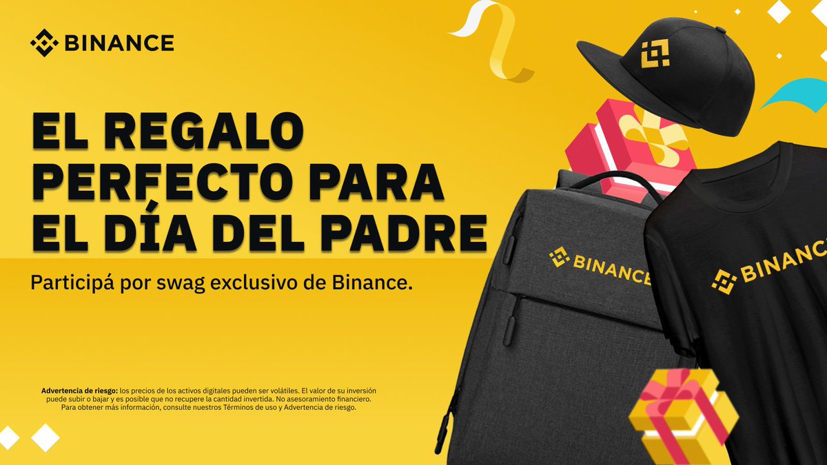BinanceArg's tweet image. 🎁 ¡El regalo perfecto no exis...! Claro que existe y se lo podés regalar a tu papá (o autoregalar).

👕Tenemos este kit exclusivo con swag de #Binance para que regales en este día tan especial.

Participá así:
🔸Seguinos en @BinanceArg 
🔸Dale Me gusta y RT a esta publicación…
