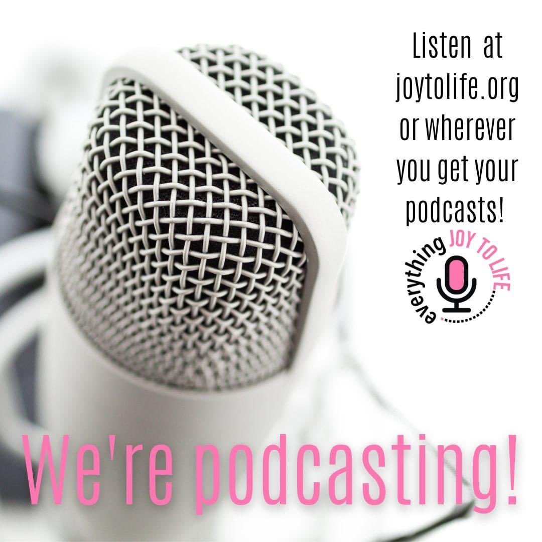 Love a great story? Looking for interesting health info? Want to meet amazing people who have gone through life-changing things? Check out the Joy to Life Foundation's podcast--Everything Joy to Life! Listen at joytolife.org or wherever you get your podcasts!