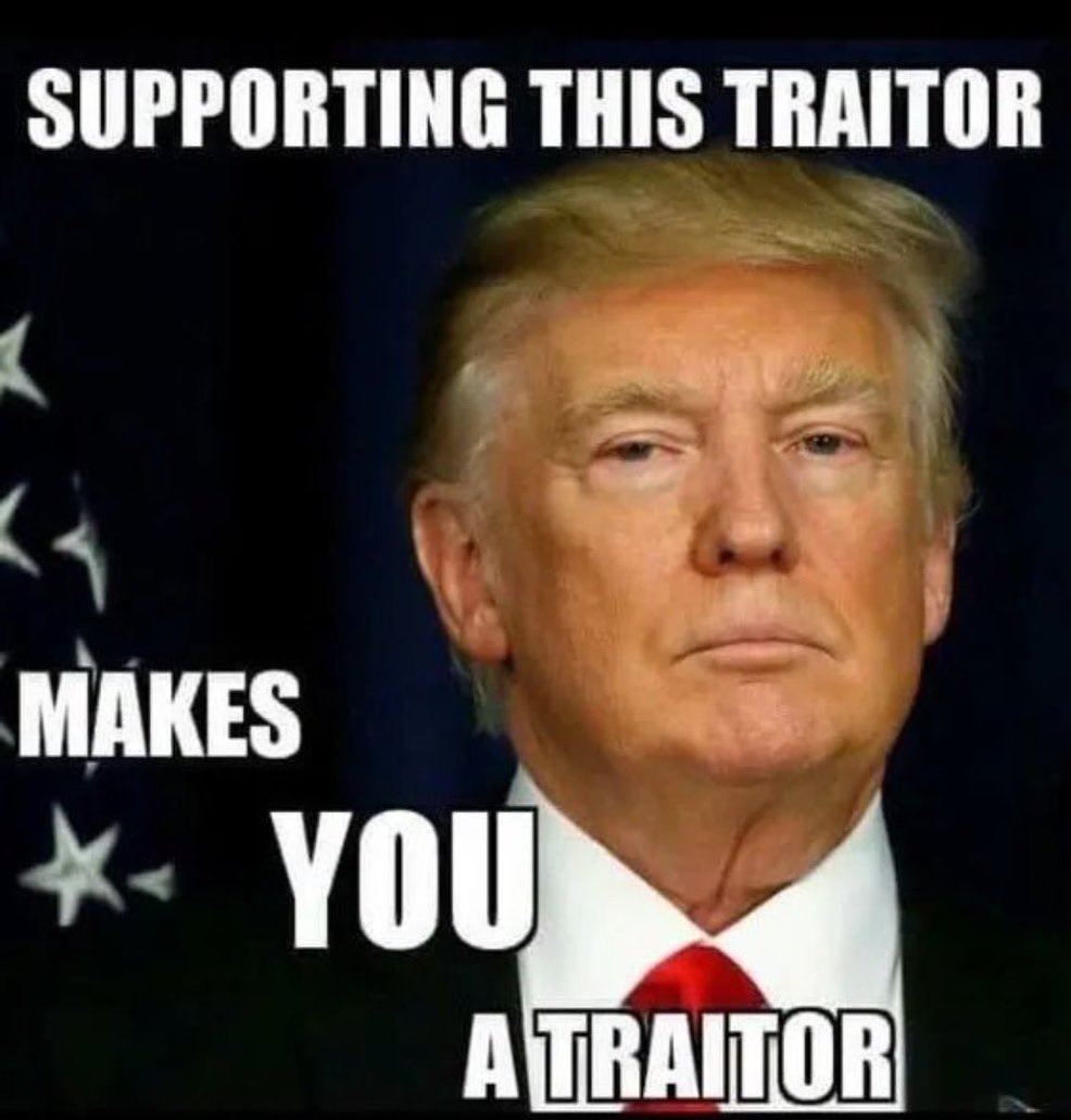 Chasing88871257's tweet image. I see you are trying hard to catch up to MTG’s fawning of the USA’s most terrible “president“
#LockTraitorTrumpUp