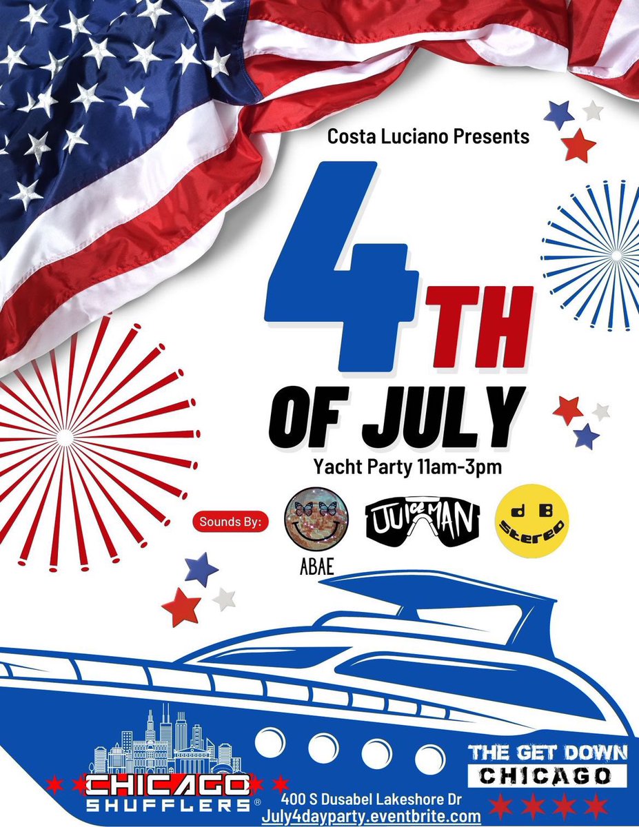 juicemanJP's tweet photo. 4th of July Yacht party… lake michigan… chicago… MERICA 🧃use code SUMMER at checkout 

https://t.co/maU7IYfNrC https://t.co/PRAHHs6HlN