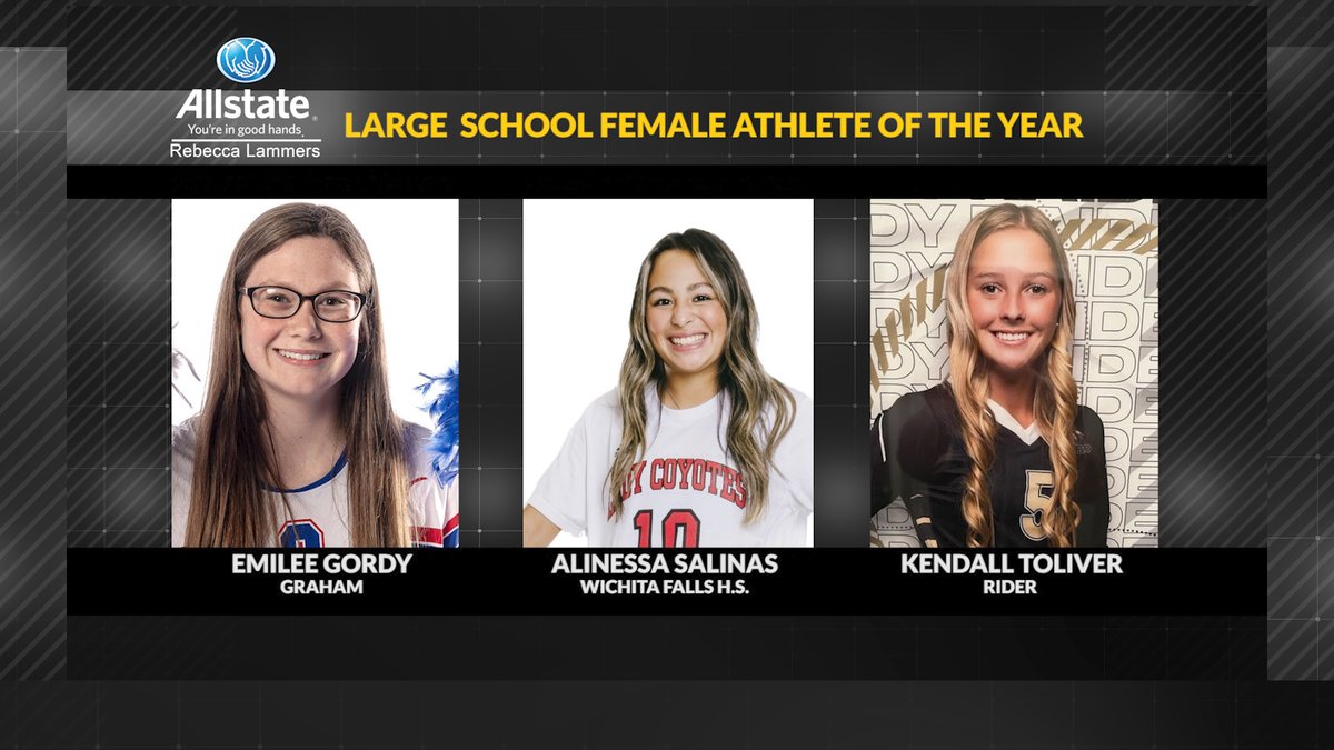 The Finalists for the 2023 Nexstar Sports Large School Female Athlete of the Year are..........