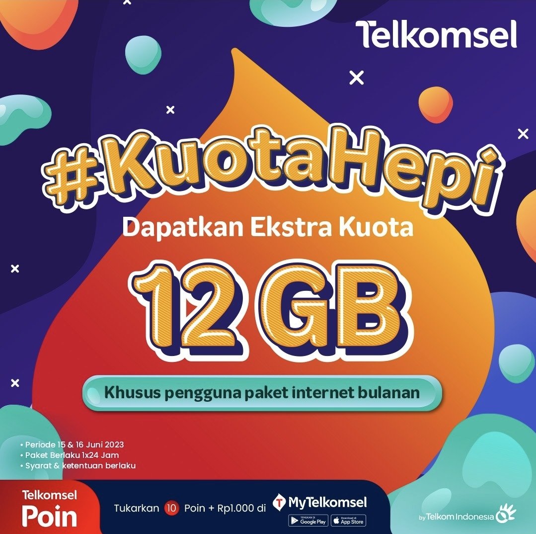 Cocok ini buat nonton #IndonesiaOpen2023 emang paling ngerti operator merah ini
Kuyy diaktifkan di tsel.id/kuotahepi