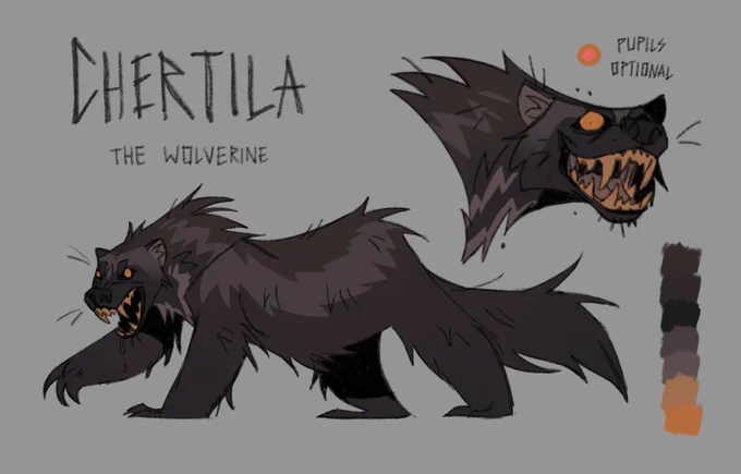 one of my fav simple designs for sure I usually struggle drawing mammals but I think this guy turned out pretty cool 