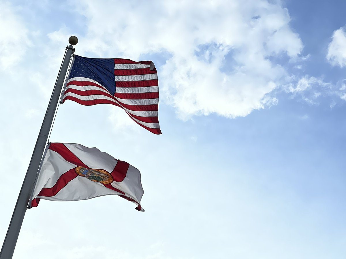 Celebrating a beautiful Flag Day in Volusia County, USA. Always a special day in my family. We celebrate my grandfather’s birthday, honor everything this flag represents & all who have fought for it, carried it, stood up for it or received it in honor of a loved one.