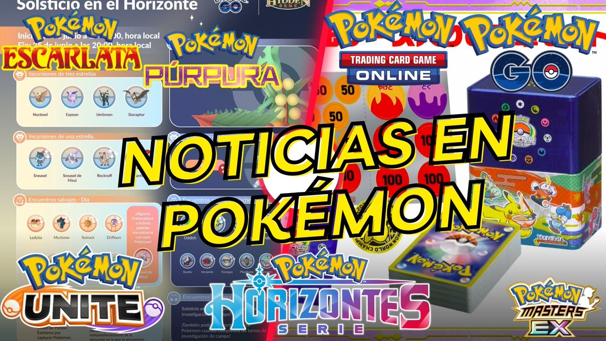 Mardant01's tweet photo. 🔥 Noticias Pokémon  
👉 Pokémon Scarlet y Violet
👉 Noticias de Pokémon TCG 
👉 Pokémon GO 

Link: https://t.co/BOWnhAb2Fj

#Pokémon #Pokemon #YouTube #Noticias #PokemonScarletViolet #pokemonunite #PokemonGO #pokemoncommunity https://t.co/79W1IOS037