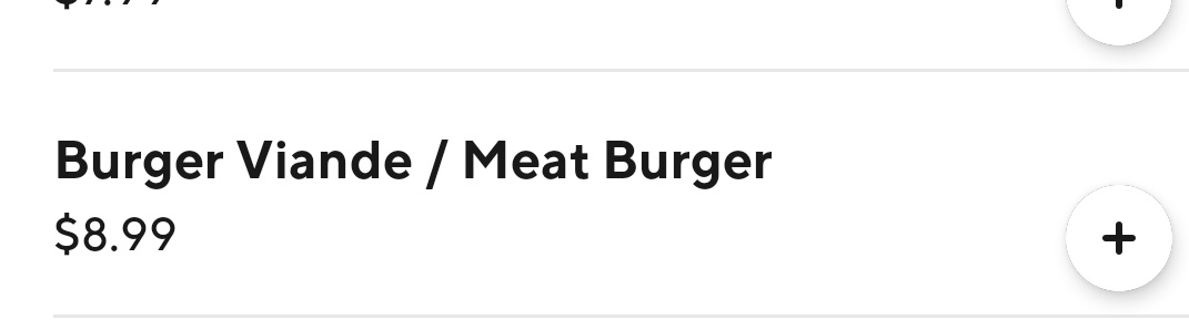 Halal restaurants don't call it hamburgers I guess