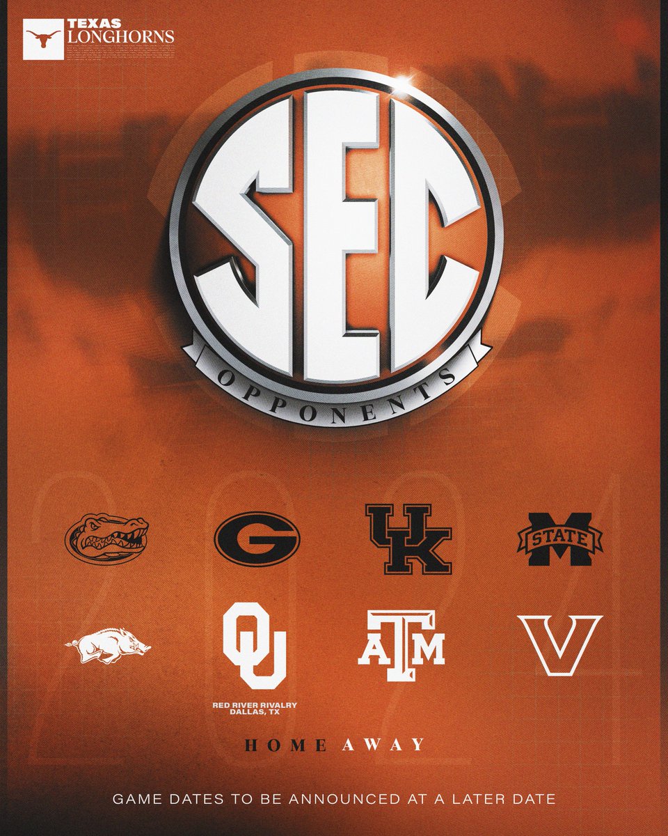 Texas Football on Twitter "Here it is! The first look at our 2024 SEC
