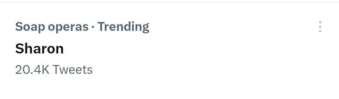 Sharon is trending! Not surprising with the powerhouse performances she has been giving since the Cameron storyline! #YR #teamsharon