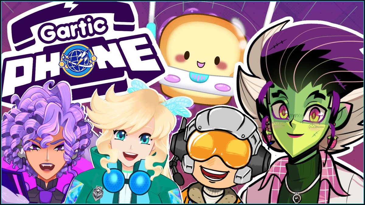ProjectHiVECORE's tweet photo. You like #ART?
It's a mystery why we planned THREE collaborations this month, but our final #GarticPhone group draw is tonight!
Tune in to returning #vtuber artists and a stitched up special guest!
When? Tonight (6/14) at 9PM EST!
โฌ๏ธ Links to each in the comments! https://t.co/UhRare85PP