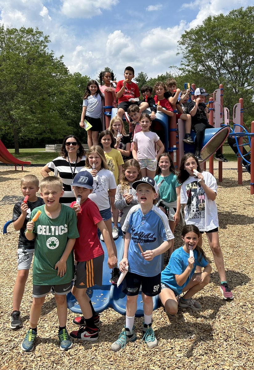 Popsicles and playground! #MedfieldPS #Wheelockians