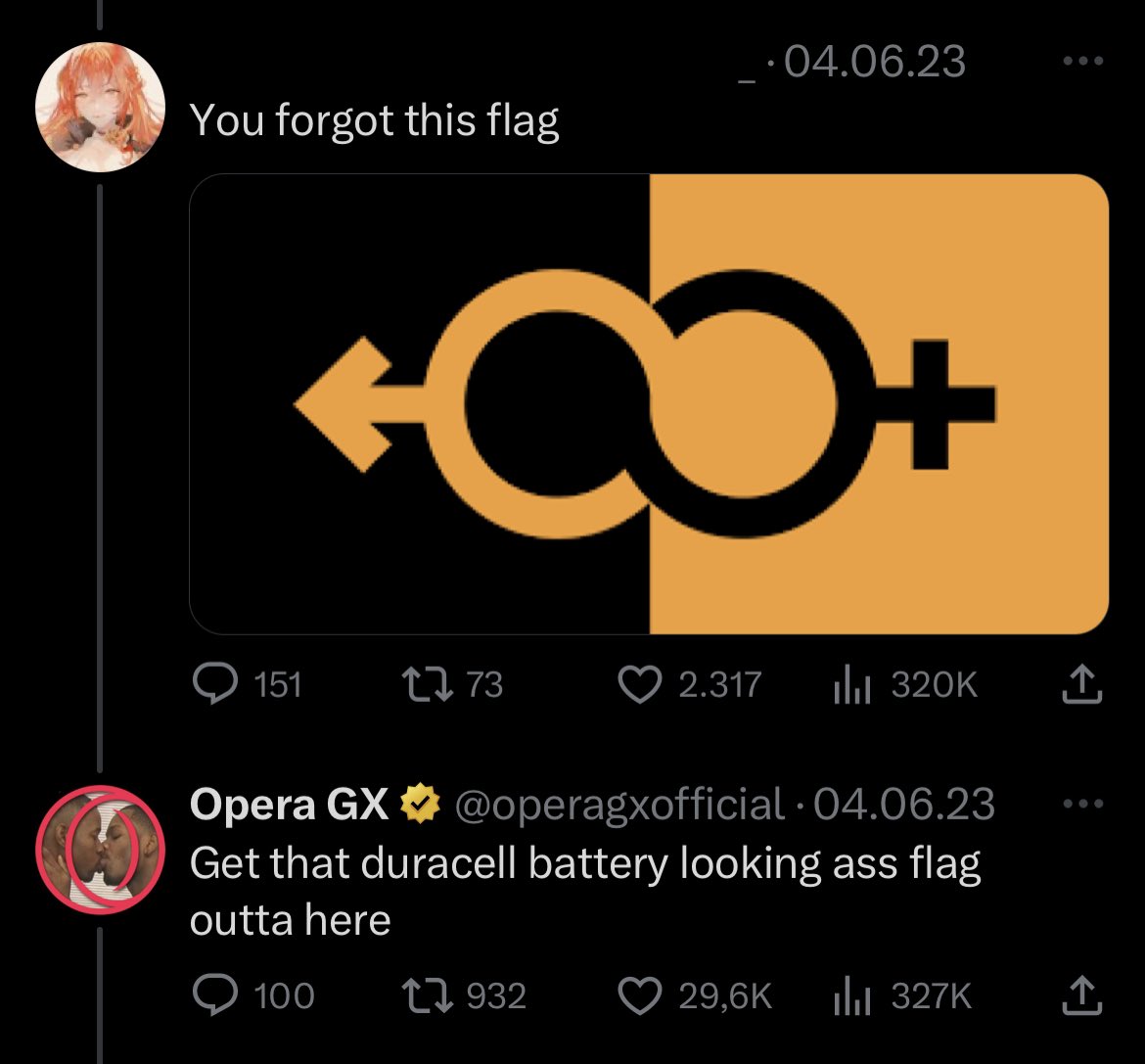 Opera GX tweet media