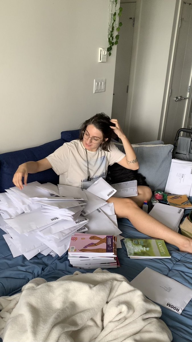 My friend @notesfromnara just spent these past few months reaching out, sending emails, and dedicating their time to help save Vancouver’s beloved femme’s Mag <a href="/RoomMagazine/">Room Magazine</a> . There is so much behind the scenes that goes on with publishing- let’s raise our glasses to them 💗#room