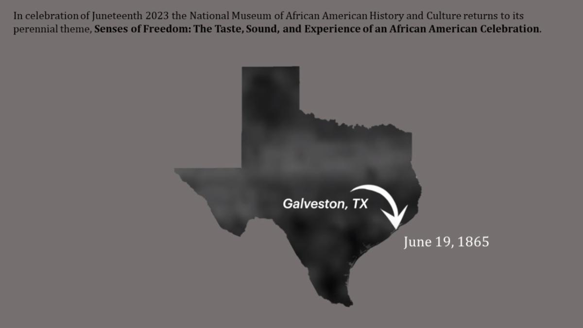 In celebration of Juneteenth 2023 the National Museum of African American History and Culture returns to its perennial theme, Senses of Freedom: The Taste, Sound, and Experience of an African American Celebration. 
The Taste - click link for more info:
conta.cc/3JfdN2l