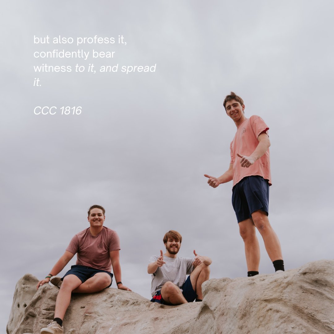 FOCUScatholic's tweet image. “The future is in your hearts and in your hands. God is entrusting to you the task, at once difficult and uplifting, of working with Him in the building of the civilization of love.” – St. John Paul II
Summer Projects is underway. God is working.
#summerprojects
#disciples