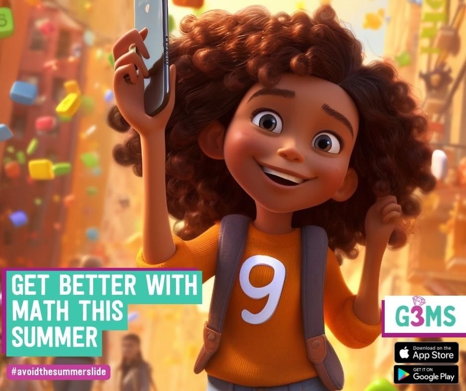 getG3MS's tweet image. School&apos;s out for summer and it&apos;s time to get your kids ready with G3MS! 📱 With G3MS, kids can learn and have fun all summer long - helping them beat the Summer Slide and stay ahead of the game. Download now to get started! 💻 #AvoidtheSummerSlide #G3MS #SummerLearning