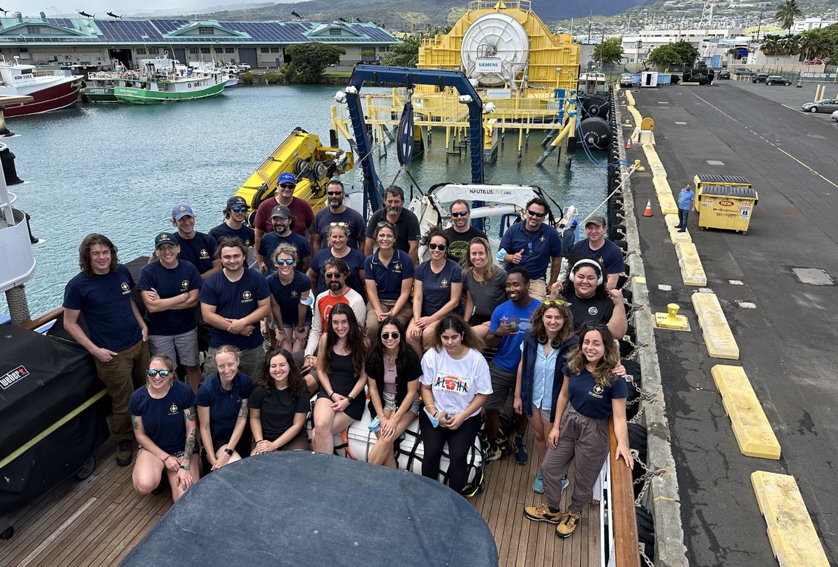 That's a wrap on our NA149 expedition to #KingmanReef and #PalmyraAtoll for #oceanexploration. Thanks to our #CorpsofExploration, we completed 16 #ROVHercules dives, 6 #LaserDivebot dives, and mapped over 24,000 km2 of #seafloor. @impossiblesense @SETIInstitute @oceanexplorer