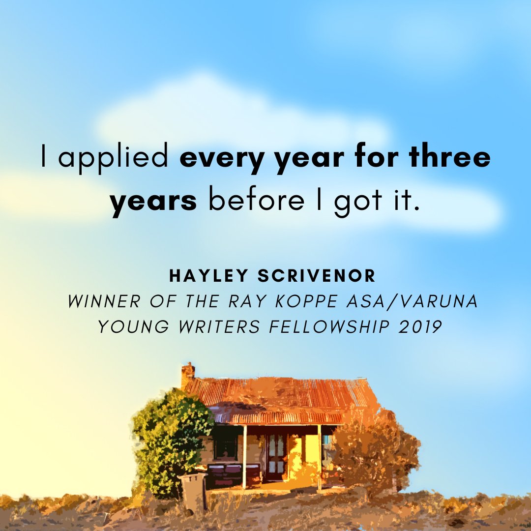 AKalagianBlunt's tweet photo. How can winning an artistic residency impact your creative career? 

Hear from 4 Australian authors about their experiences entering &amp; winning the @asauthors/@VarunaWriters  Ray Koppe Young Writers Fellowship &amp; how their careers have developed since  

https://t.co/MAYRUpGlVb https://t.co/28vJNBvufx