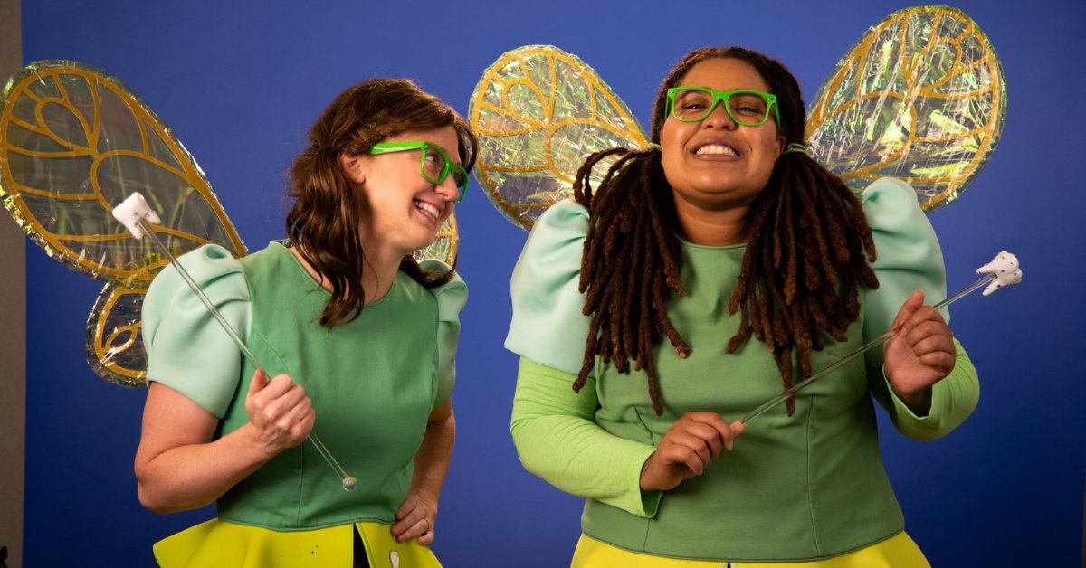 TheWSDA's tweet image. Experience a little magic this #PNDC2023! Visit the Community Partner @DeltaDentalWA and @Arcorafound booths to take a selfie with the Tooth Fairy, enter to win an Apple Watch SE, and grab swag to celebrate PRIDE all year long.