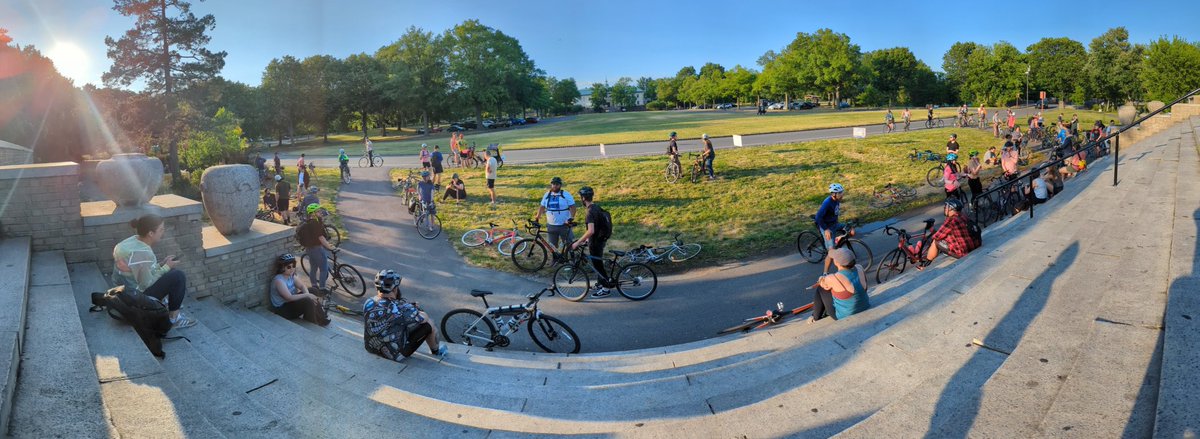 Waiting for the <a href="/wednightrides/">Wednesday Night Rides</a> crew!