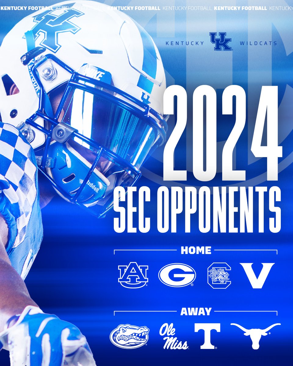 Kentucky Football on Twitter "In 2024 we will play Auburn,