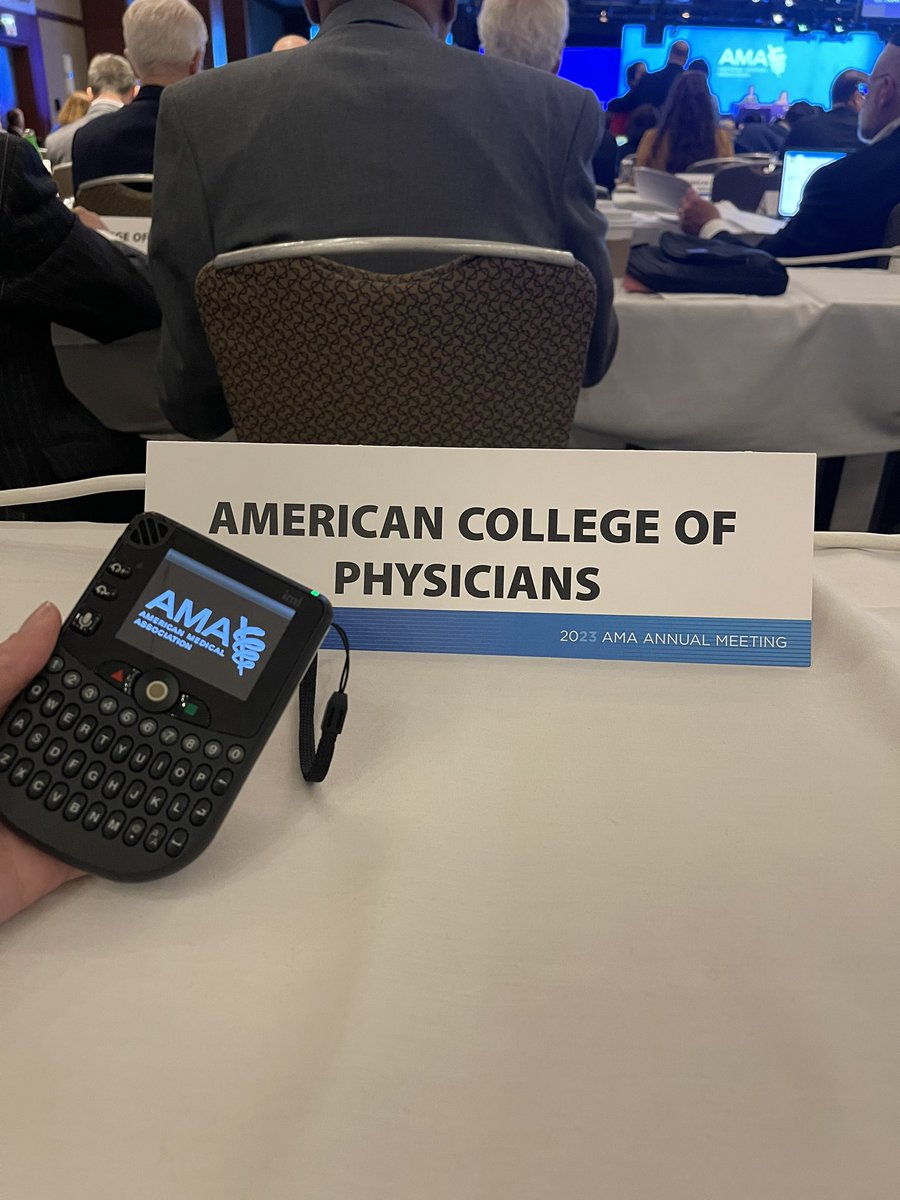 Grateful for this amazing opportunity to represent the @ACPIMPhysicians at the Annual @AmerMedicalAssn meeting and proud of all the great policy that was passed. It’s always a pleasure to advocate on behalf of our patients and profession! #AMAmtg #IMProud #MedTwitter