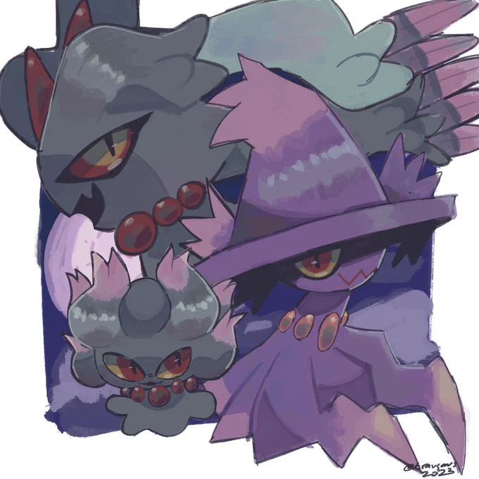 painted some pokeymans as a warm up